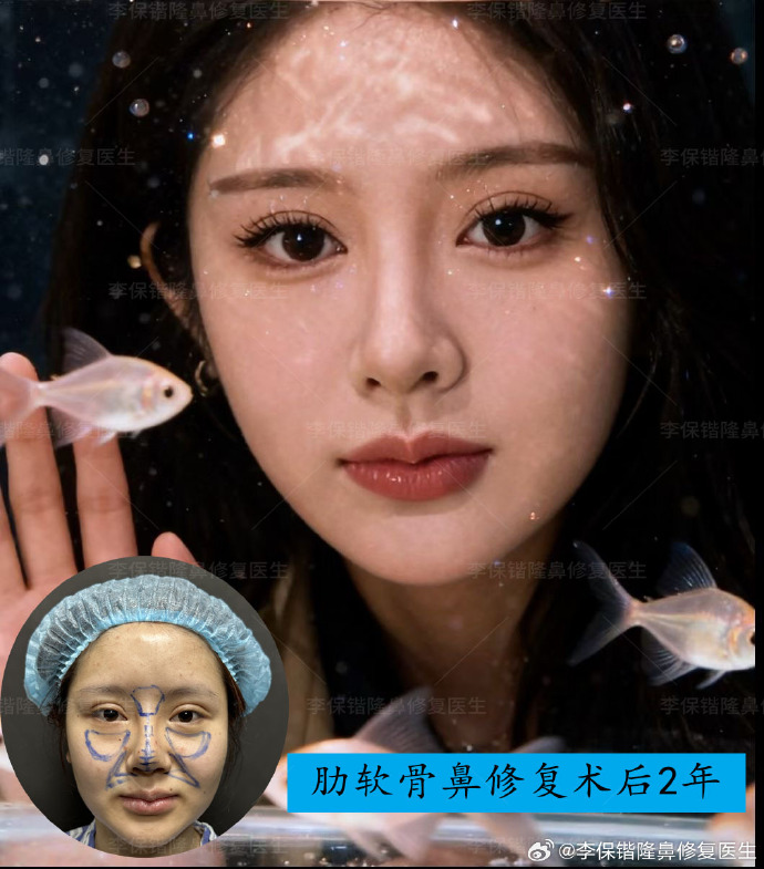 李保锴鼻修复案例